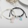 Bracelets "Demetrons" cats with stars, color, 7 cm