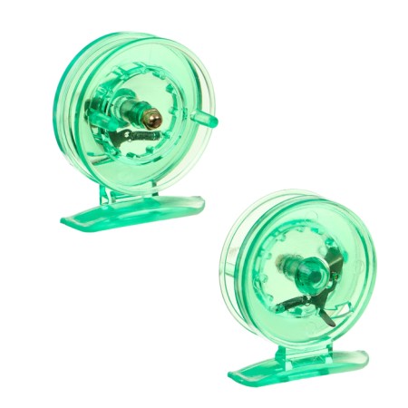 Inertial coil, plastic, diameter 5.5 cm, green color, 806s-1