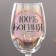 The glass “Goddess, a glass for something great”, 360 ml.