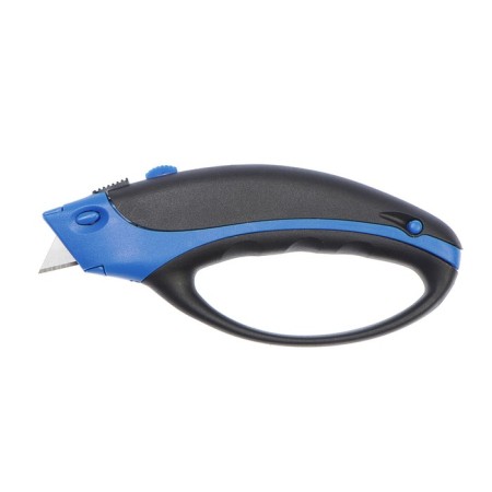Knife universal tundra, 2K case, hand protection, trapezoidal blade (2 blades), 19 mm-4