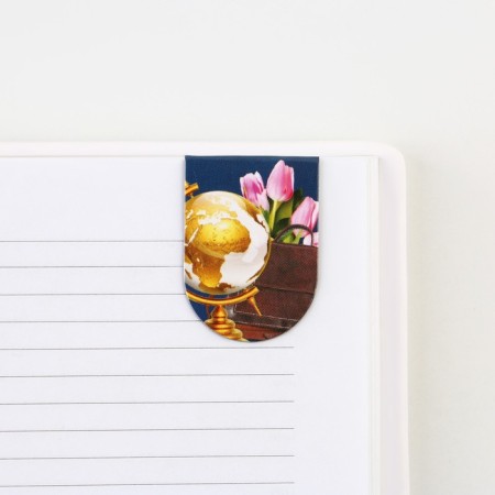 Magnetic bookmarks on the substrate "Beloved Teacher", 6 pcs.-4