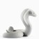 Top for the phone New Year's souvenir "New Year: Cobra", gray, 8.5 x 7.5 cm