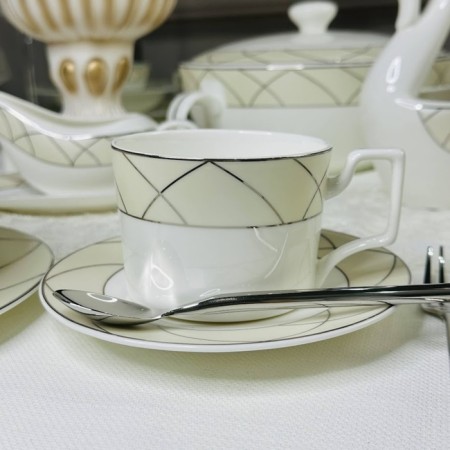 Tea set of Lenardi Pandora Cream, 12 items