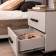 Covereign cabinet "Kara 2", 500 × 400 × 593 mm, Tobacco oak color Craft / velor