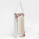 Package-carrier for flowers with a plastic window, “only for you”, white, 30 x 12 x 8 cm