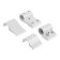 Loop for an aluminum door, up to 120 kg, two -section, white