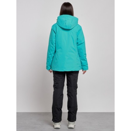 Ski costume female, size 54, green color-3