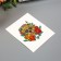 Tattoo on the body "Skull with roses and rubies" mix