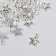 Decor for creativity Metal "Star with small stars" silver 1x1.3 cm