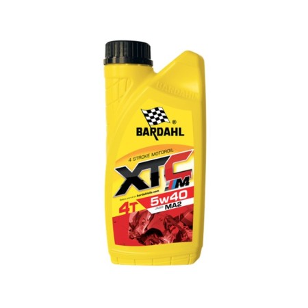 Motor oil Bardahl XTC-M 5W40 4T MOTO, synthetic, 1 liter