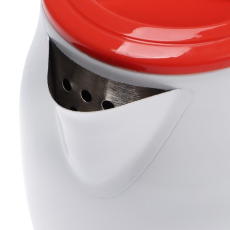 Teapot Electric Matryona MA-120, Metal, 1.8 L, 1500 W, white-orange with a pattern-1