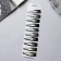 Invisibility for hair "Lira" (set of 10 pcs) space, 6.5 cm, black and white