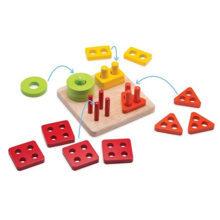 Logical toy "Counting up to four"-1