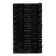 Holder self -adhesive for wires and garlands of tundra, 20 pcs, black color