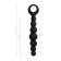 Anal stimulator Popo pleasure by toyfa carina, silicone, black color, 19 cm, d 3 cm