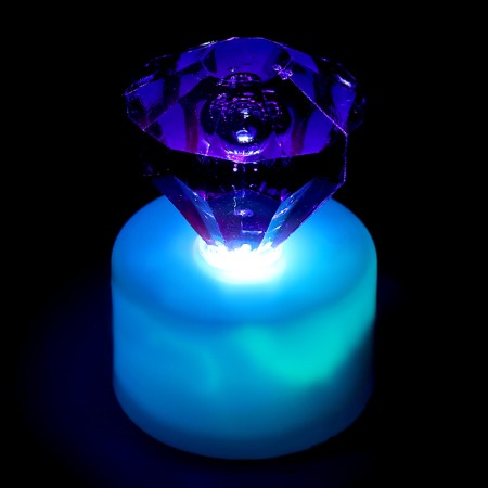 Candle LED "Diamond", Mix colors-4