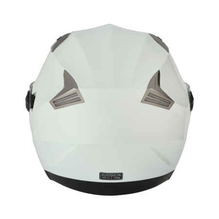 The helmet open with two visors, size XXL (61), model - BLD -708E, white glossy-7