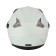 The helmet open with two visors, size XXL (61), model - BLD -708E, white glossy