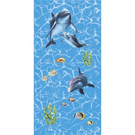 PVC panel, water world (pattern) 2.6x0.25 m