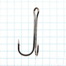 Hook KOI Double Hook, size 2 int, color BN, double, 10 pcs.