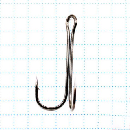 Hook KOI Double Hook, size 2 int, color BN, double, 10 pcs.
