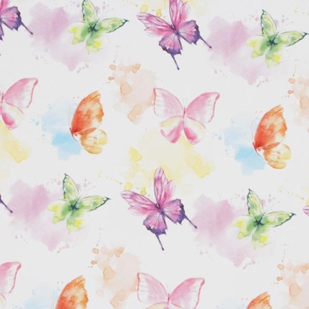 Paper Glossy Paper "Watercolor butterflies", 50 x 70 cm-1