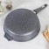 Granite pan, d = 28 cm, removable handle, anti -stick coating, removable handle, glass cover, color gray color