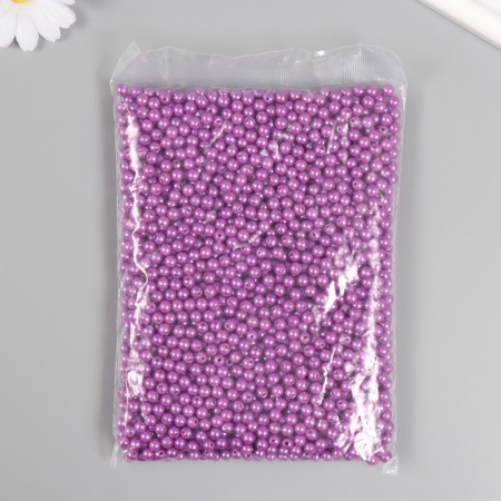 Set of beads "Pearls" D 6 mm, 250 gr, lilac-2