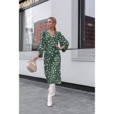 Women's dress, size 42, green color
