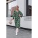 Women's dress, size 42, green color