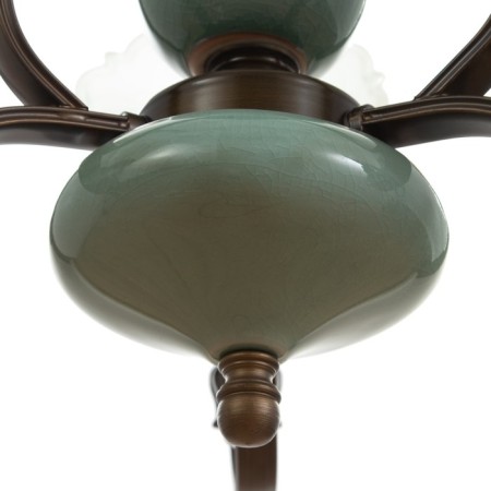 Estheri chandelier 3x40W E27 Coffee-green 60x60x55 cm Bayerlux-8