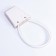 Flower bag embossing white moisture-resistant, 12x12-8x8-12.5 cm