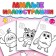 Coloring "Account up to five", 20 × 25 cm, 12 pp., Tsyp-tsyp