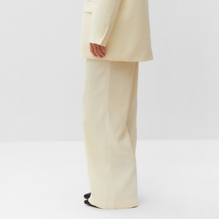 Women's pants Mist Velvet, p. M milk-3