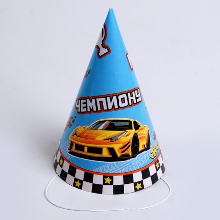 Paper “Call” cap, champion, in the set 6 pcs-2