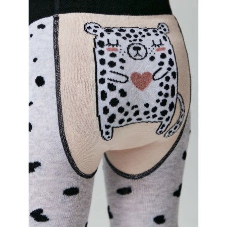 Pantyhose baby cotton Conte kids tip-top, height 80-86 cm, color light gray