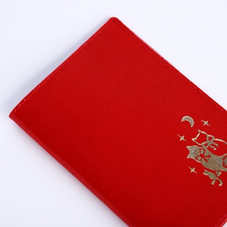Cover for passport, red color-4