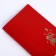 Cover for passport, red color