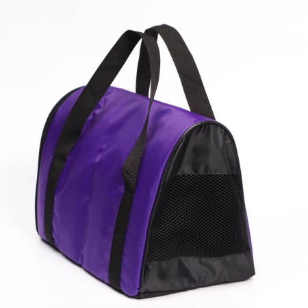 Bag - Animal carrying "Tunnel", nylon, 37 x 22 x 26 cm, purple