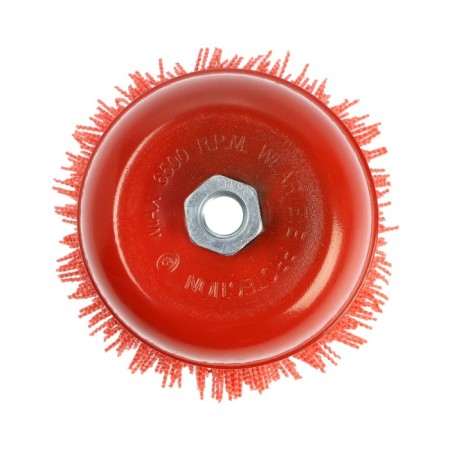 Nylon brush for ushm tundra, "cup", M14, 125 mm-1