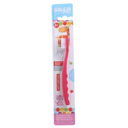 Children's Toothbrush Silcamed, soft 2-7 years, 1 pc., Mix-6