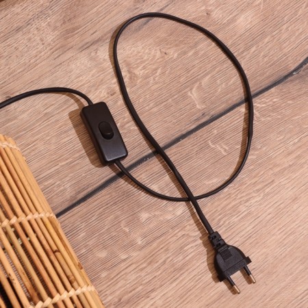 Lamp wall -mounted from the rattan "Bali" 1x120W, E27, 16x10x23 cm-3