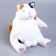 Soft toy "cat", 35 cm, white color