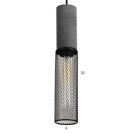 Lamp Bayerlux "Satus" E27 40W gray 6x6x33-130 cm-1