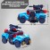 Military SUV robot, transforms, blue color