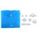 Cosmos raincoat with reflective stickers, height 120-160 cm