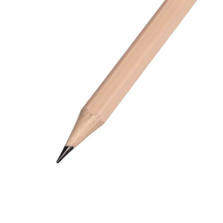Pencil Black Grain "Designer" HB hexagonal, sharpened, with an eraser-3