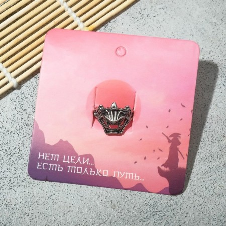 The ring "Mask they", the color is black silver, dimensionless-2