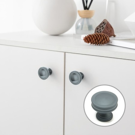 Handle button Cappio PK324, D = 30 mm, color graphite