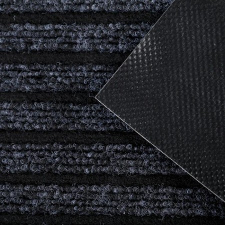Moisted rug -drinking ribbed "Barrier", 60 × 90 cm, color gray color-3